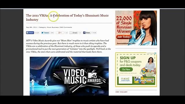 2014 VMA Illuminati Occult Ritual by Nicki Minaj & Ariana Grande Exposed