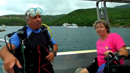 Guadeloupe, sur la route du corail - Le nettoyage des fonds marins