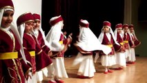 Turkish children dancing Circassian dance in kindergarten