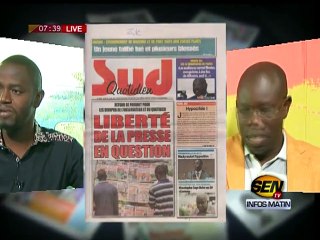 Revue de presse de Ahmed Aïdara du 16 juillet 2015