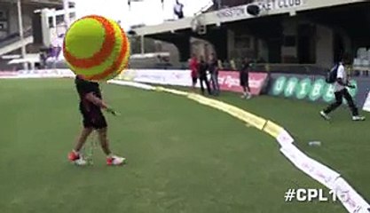 Take On The Beach Bat Bouncy Ball Challenge