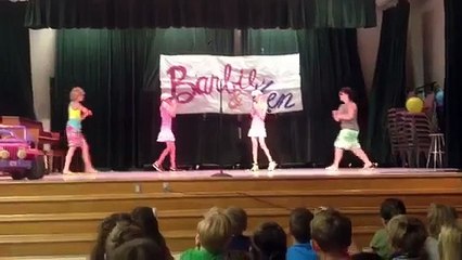 Boys and Girls switch roles in Barbie Girl Dance