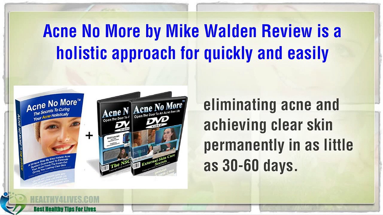 Acne No More by Mike Walden Review