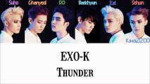 EXO-K - Thunder [Hangul/Romanization/English] Color & Picture Coded HD