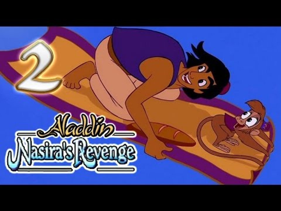 Disney's Aladdin in Nasira's Revenge (PS1) Walkthrough Part 2 - Agrabah Level 2 - 100%