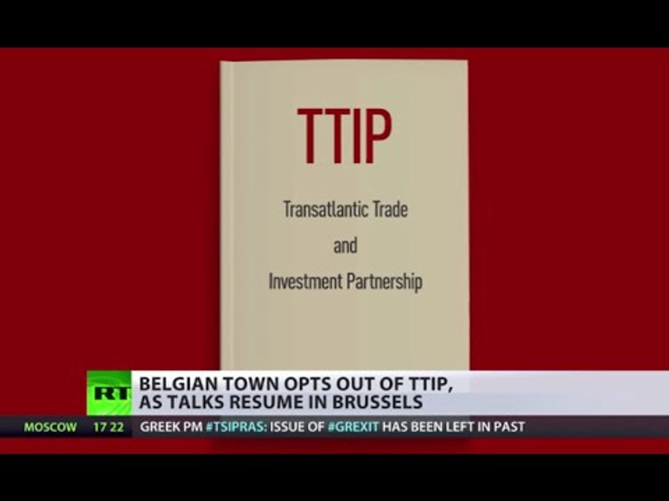 'OUT-TTIP zone': Talks on deal resume in Brussels, Belgian town opts out of it