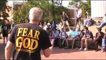 Heckler vs Open Air Preacher UNC Charlotte NC
