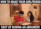Comment faire taire sa copine pendant une dispute