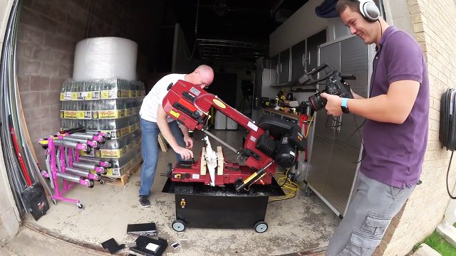 Sawing a DJI Phantom Quadcopter in Half - GeekBeat