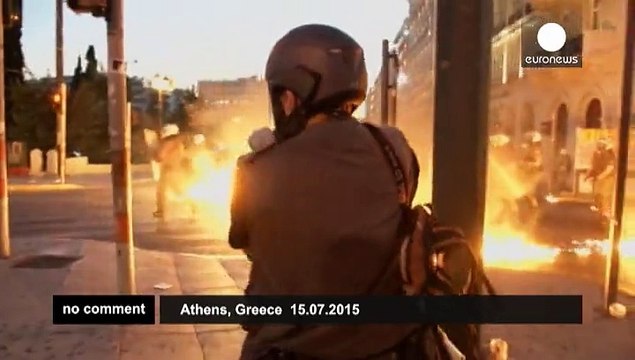 Clashes in Athens as parliament passes tough new austerity reforms