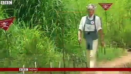 Prince Harry in Angola minefields charity visit