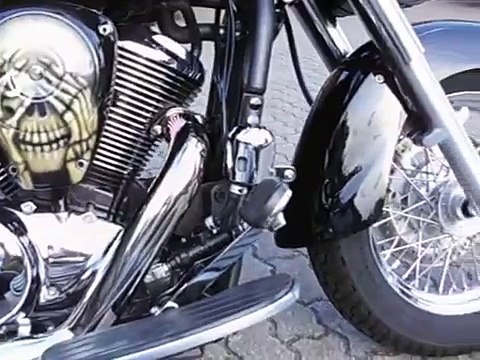 Kawasaki Vulcan 900 Classic - Miller exhaust - Airbrush