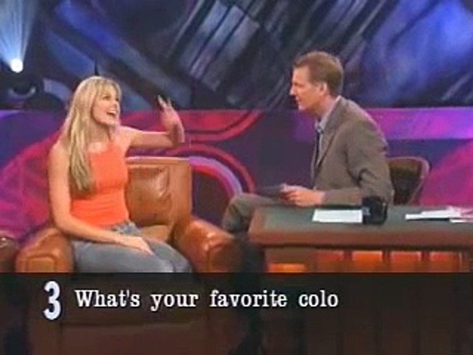 Kilborn's 5 Questions 2003.04.04 Brooke Burns
