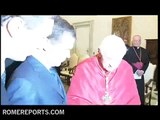 El presidente ruso Medvédev visita a Benedicto XVI