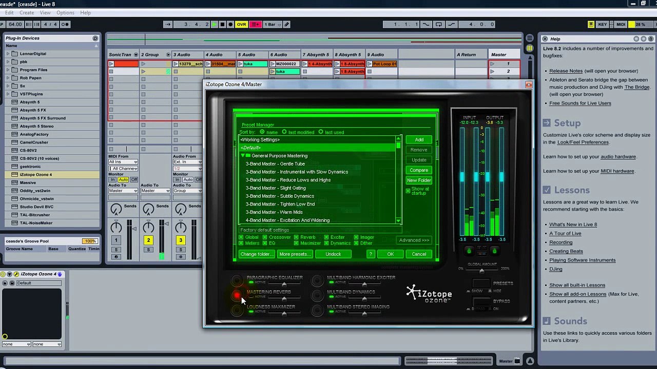 Ableton Live : Editing Ambience