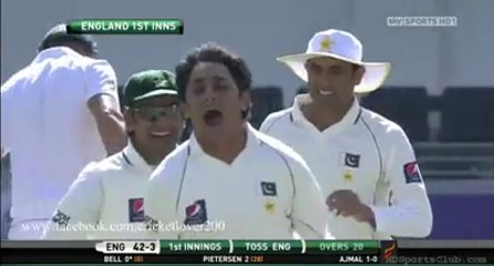 Saeed Ajmal Vs Ian Bell ● All 5 Dismissals