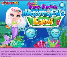 Bebek Barbie Deniz Kızı - Baby Barbie Mermaids Land