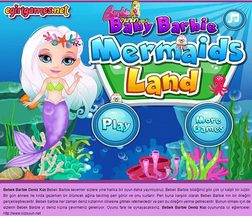 Bebek Barbie Deniz Kızı - Baby Barbie Mermaids Land