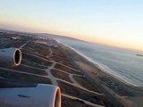 Takeoff from LAX Lufthansa Airbus A340-300