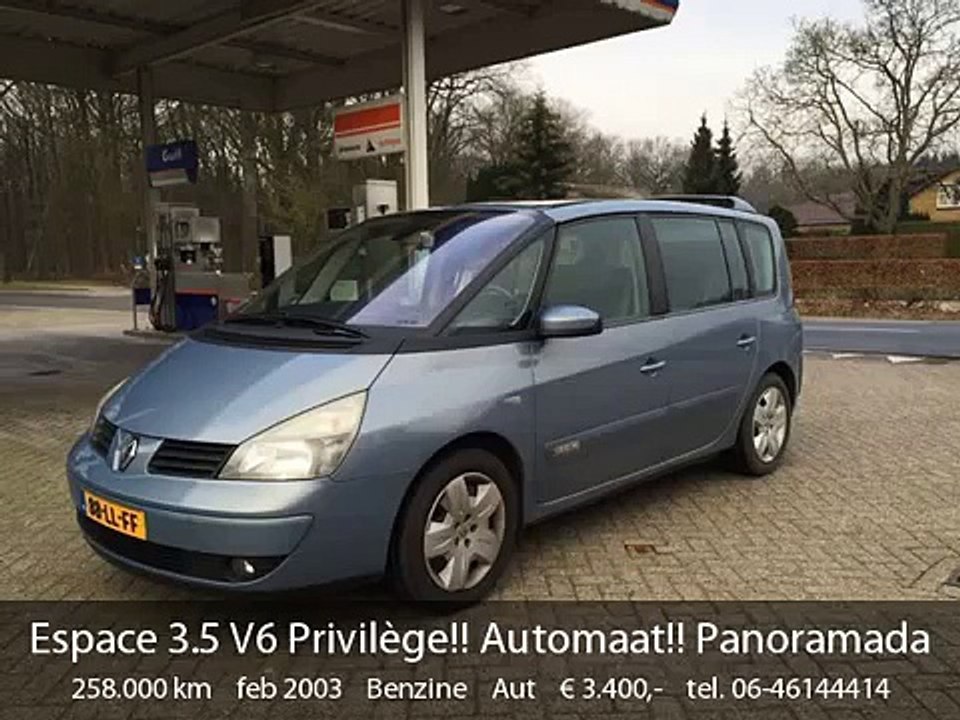 Renault Espace 3.5 V6 Privilège!! Automaat!! Panoramadak!!
