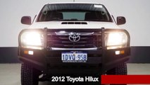 2012 Toyota Hilux KUN26R MY12 SR (4x4) White 5 Speed Manual Dual Cab Chassis