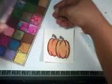 Maria's Monday Madness - Watercoloring with SU Markers & Pastels on Watercolor Paper