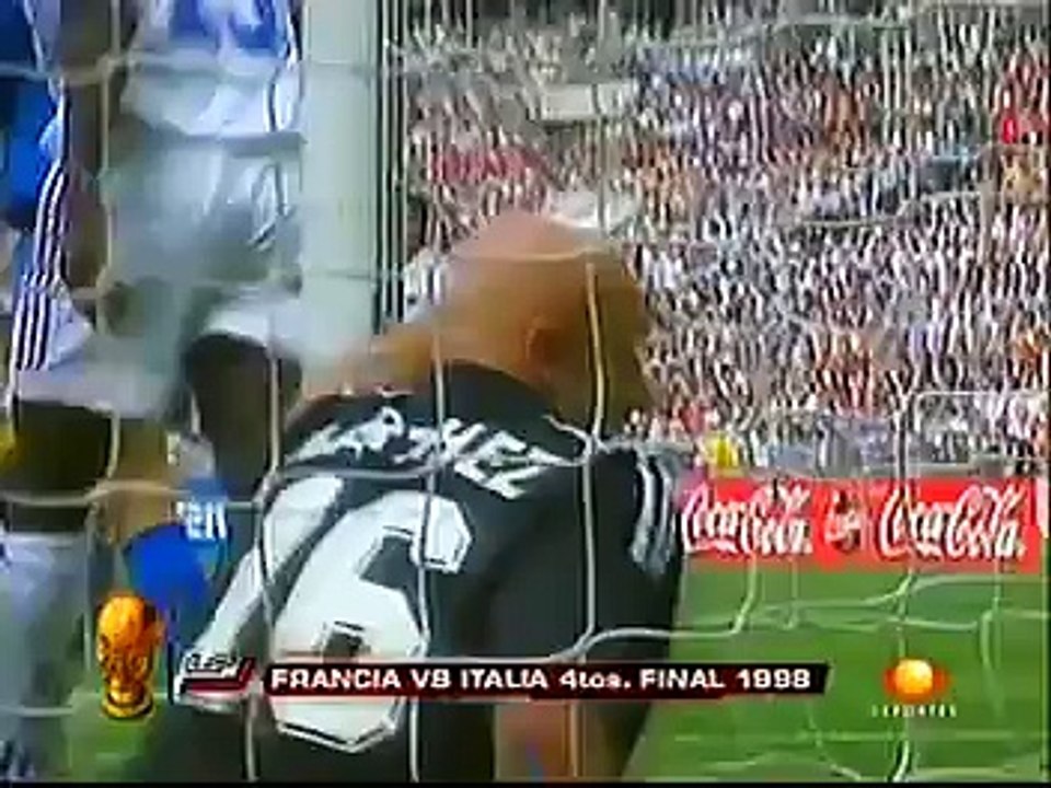 FRANCIA VS ITALIA CUARTOS DE FINAL FRANCIA 98