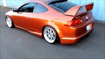 Orange RSX Slammed and Stanced