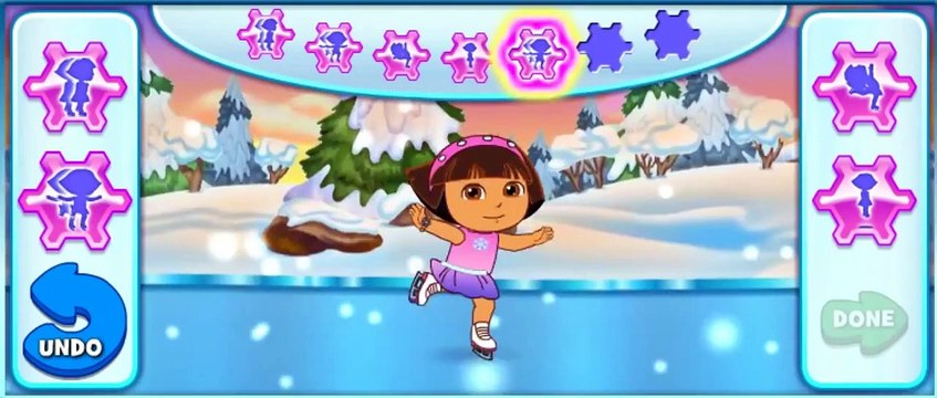 Baby and Kid Cartoon & Games ♥ Dora's Ice Skating Spectacular Game Dora Game Dora The Explore ♥