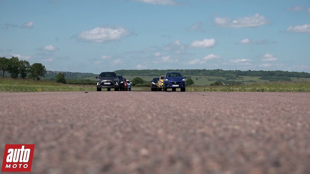 2015 Volkswagen Polo GTi vs Opel Corsa OPC : 200m départ arrêté - Spécial GTi
