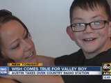 Wish comes true for Valley boy