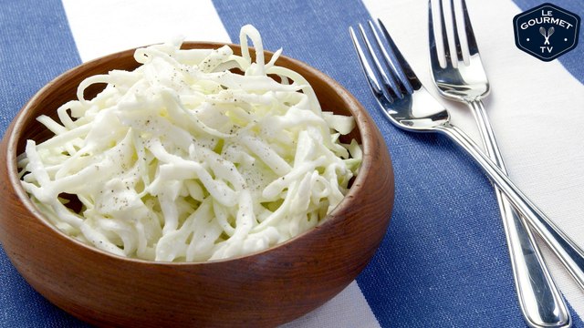 Old Fashioned Sweet-Sour Coleslaw Recipe - Le Gourmet TV