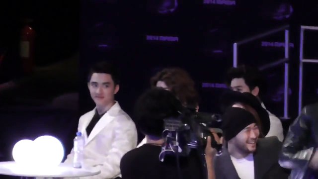 141203 EXO reaction to GDxTaeyang in MAMA