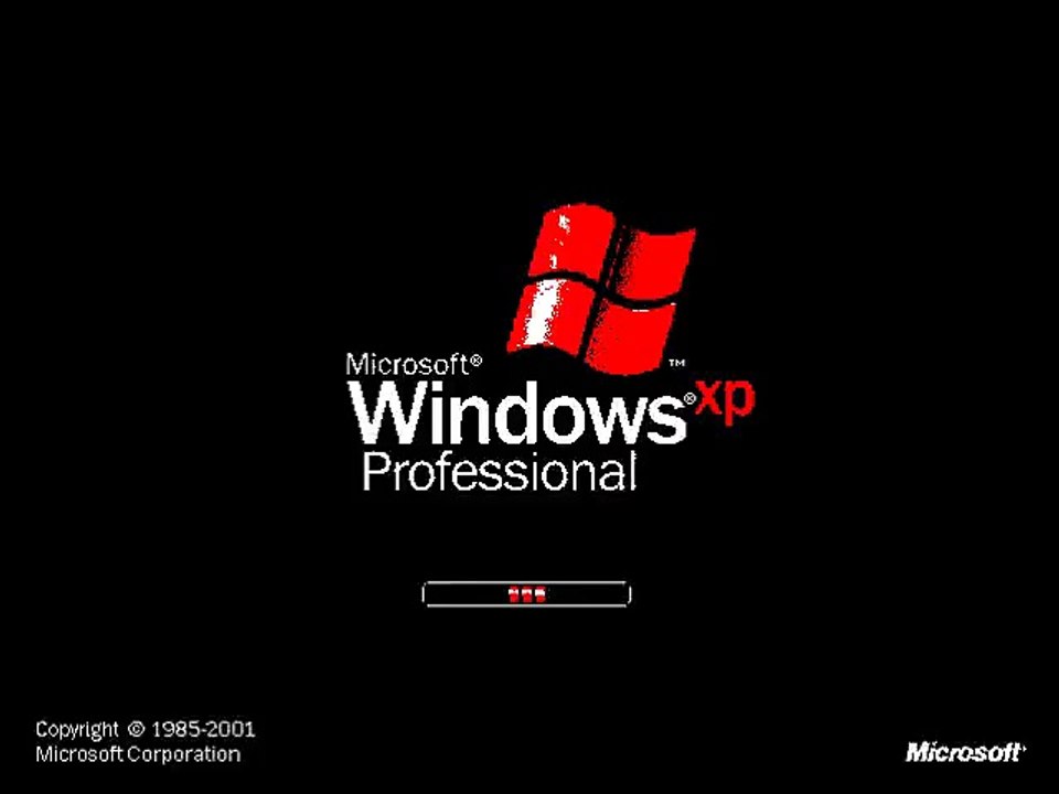 Windows XP Startup Color Spin