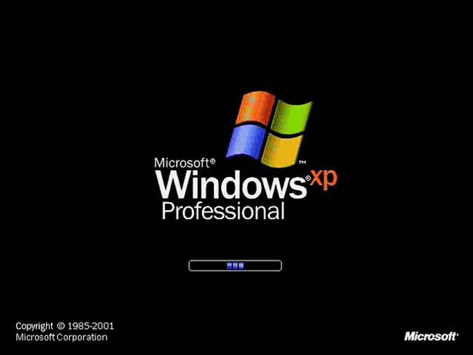 Windows XP Startup 3D Ripple