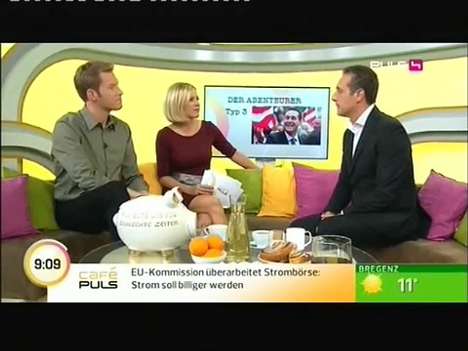 Cafe Puls mit HC Strache !