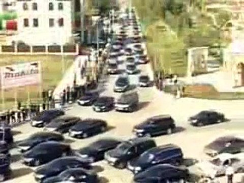 نقل إناء الرسول الي الشيشان أنظر كيف أستقبلوه