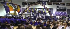 VALENCIA HIGH SCHOOL JV CHEER 2011 SPIRIT RALLY