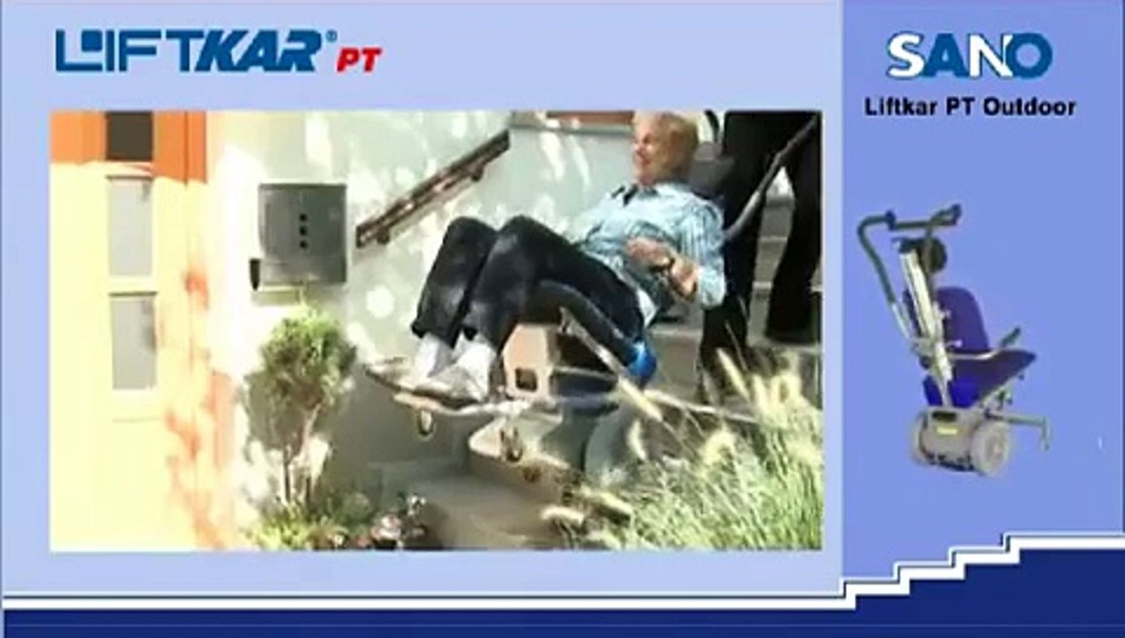 LIFTKAR PT outdoor stairclimber | Treppensteiger | sube-escaleras | monte-escalier www.sano.at