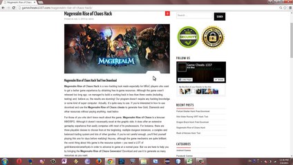 Magerealm Rise of Chaos Cheats - How to Generate Infinite Resources