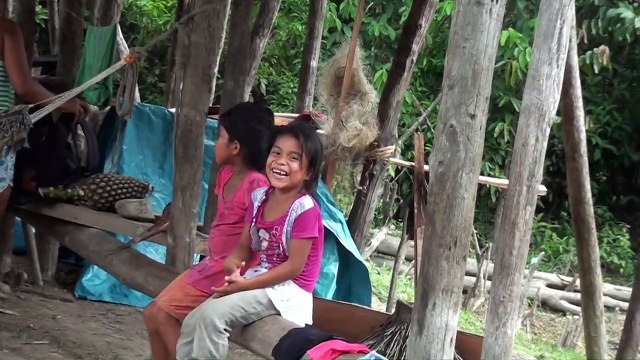 Village Life in the Peruvian Amazon Jungle