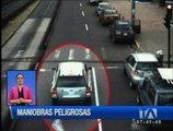 Cámaras de la AMT registran graves infracciones de tránsito en Quito