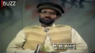 Watch M.M Alam talking about five Indian planes - eBuzz.Pk