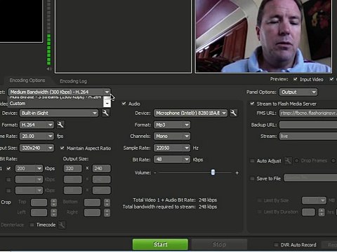 Encoding Your Live Stream with Flash Live Media Encoder - StreamingChurch