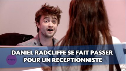 Daniel Radcliffe se fait passer pour un réceptionniste