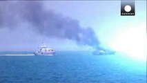 گروه ولایت سینا یک کشتی نیروی دریایی مصر را هدف راکت قرار داد