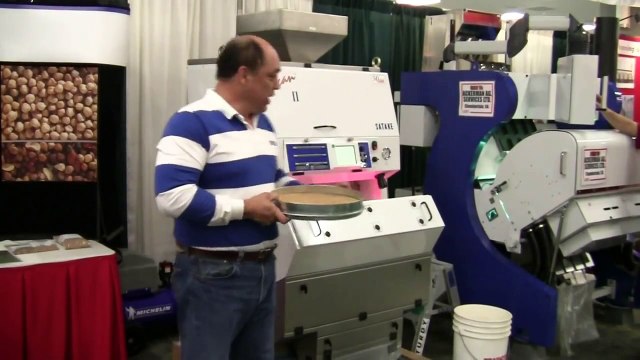 Satake AlphaScan II Colour Sorter, Crop Production Show, 2011 - Flaman Grain Cleaning