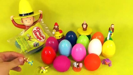 Curious George   George find Surprise Eggs! A lot of fun for Children! 2014
