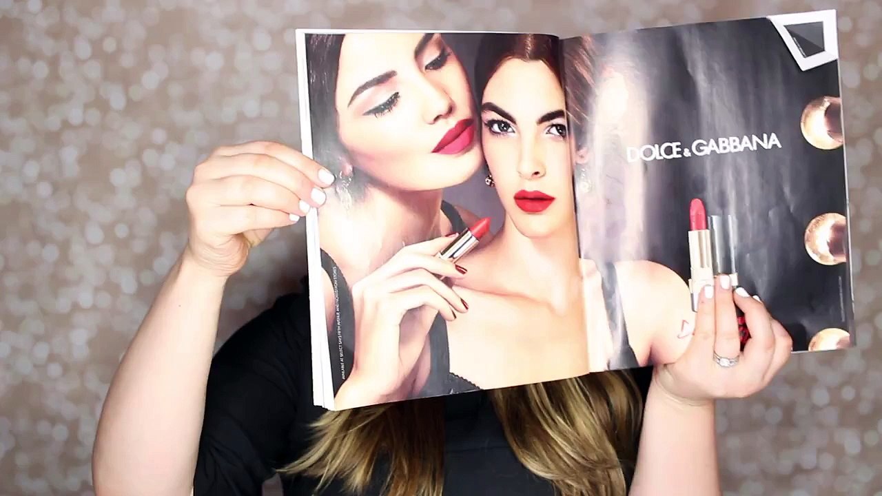 Dolce & Gabbana Runway Makeup Look