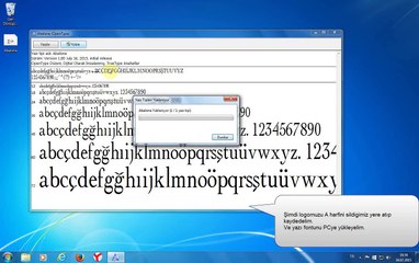 Yazı Fontu İle Logo Yapımı